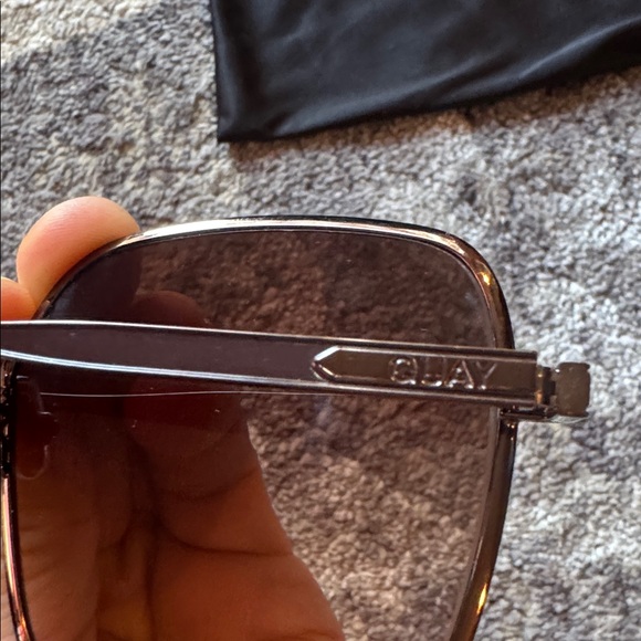 NWOT Quay Australia 5th Ave Square Sunglasses with Black Case main image 4